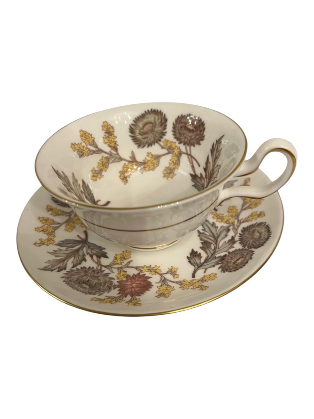 Wedgwood Bone China Lichfield Tea Cup and Saucer made in England